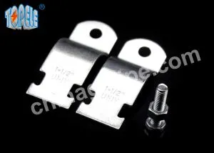UL Listed Conduit Conduit Strut Clamp Pre-galvanized Steel Unistrut Channel Fitting Yeeb Nkab Accessory Electro-galvanized Clamps Zinc Plated
